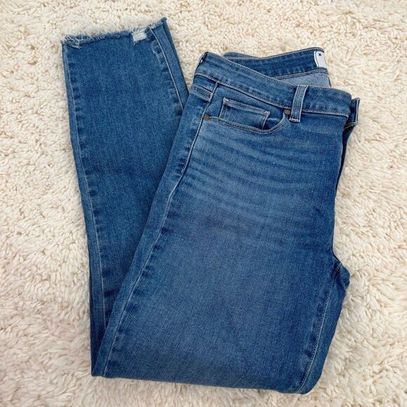 Paige Skyline Ankle Peg Denim Size 30 Waist Blue Jeans - Picture 1 of 14